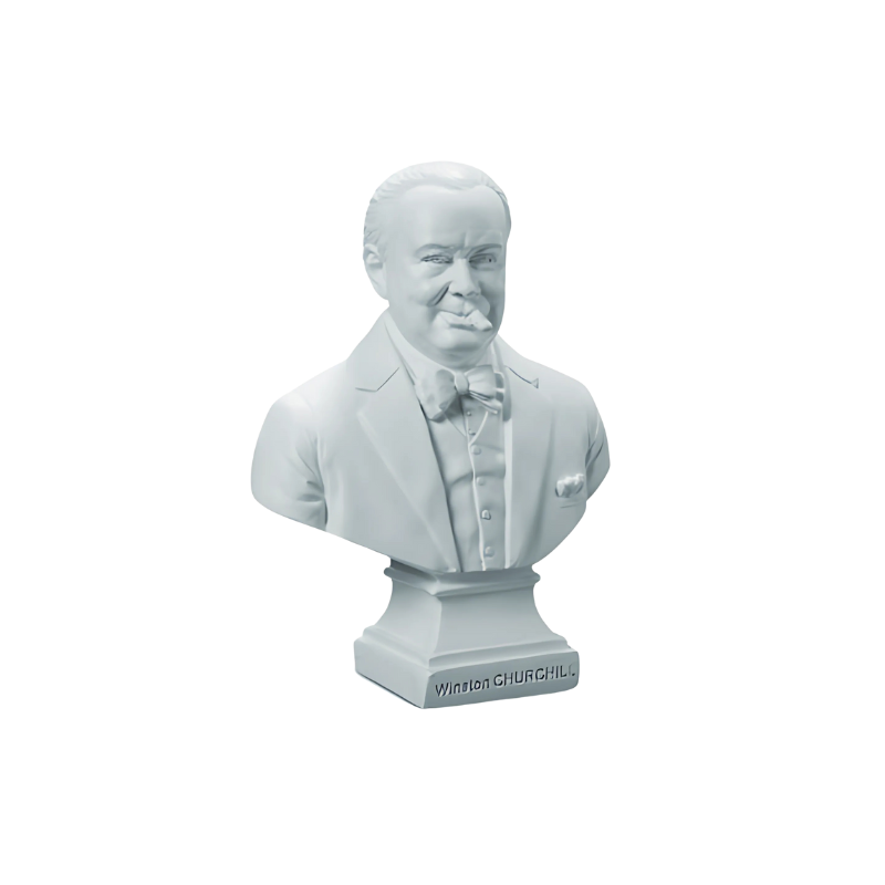 Buste en résine Winston CHURCHILL - hauteur 12.5 cm
