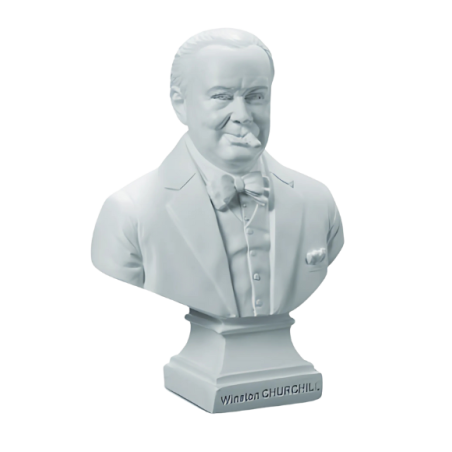 Buste en résine Winston CHURCHILL - hauteur 12.5 cm