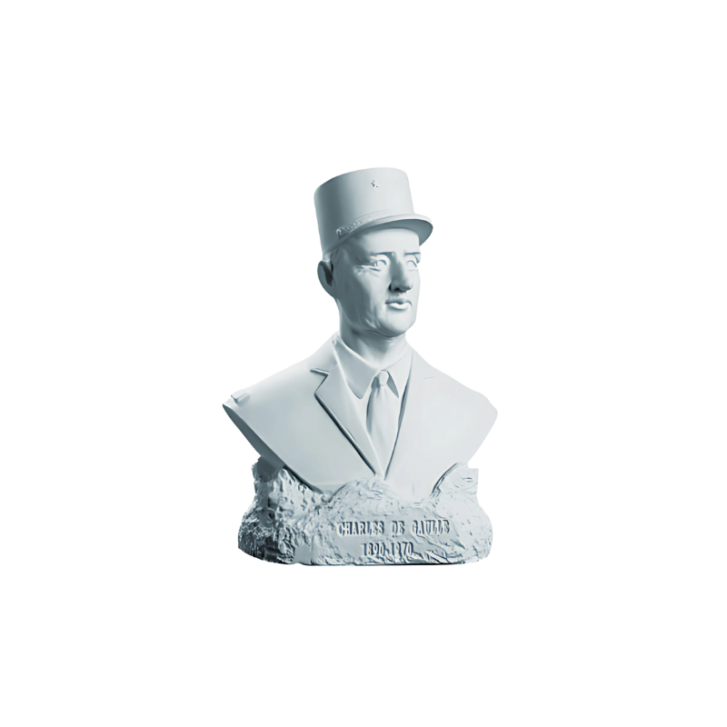 Buste en résine Général de GAULLE - hauteur 12 cm