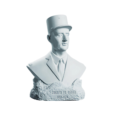 Buste en résine Général de GAULLE - hauteur 12 cm