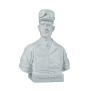 Buste en résine Général LECLERC - hauteur 12.5 cm