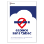 Plaque de façade - Zone sans tabac