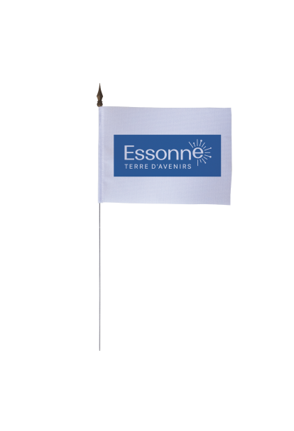 Drapeau de table du Conseil Départemental de l'Essonne 10x15 cm 