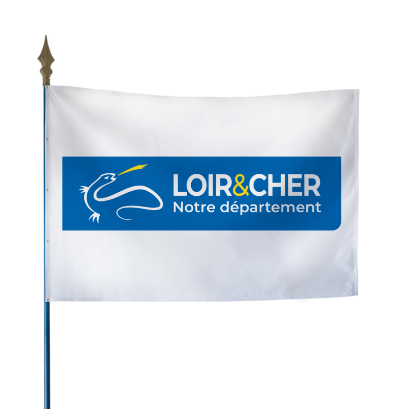 Drapeau du Conseil Départemental du Loir-et-Cher
