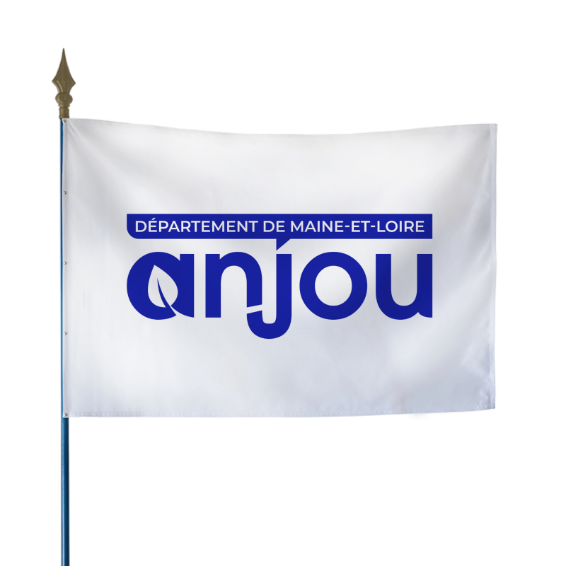 Drapeau du Conseil Départemental de Maine-et-Loire