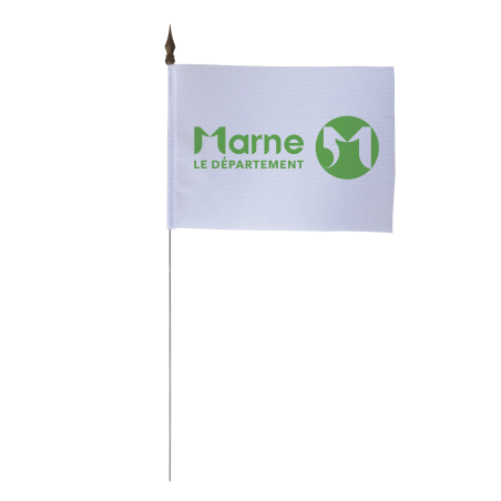Drapeau de table du Conseil Départemental de la Marne 10x15 cm 
