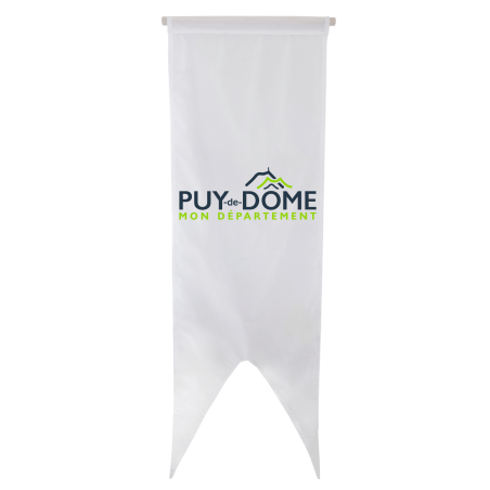 Oriflamme du Conseil Départemental du Puy-de-Dôme 