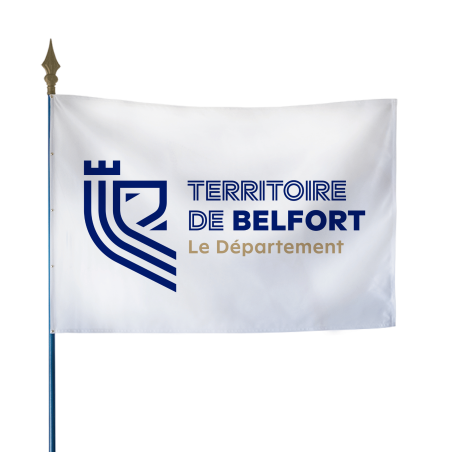 Drapeau du Conseil Départemental du Territoire-de-Belfort