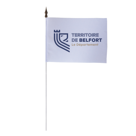 Drapeau de table du Conseil Départemental du Territoire-de-Belfort 10x15 cm 