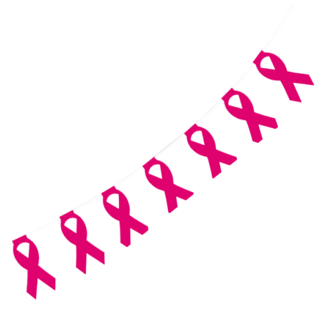 Guirlande PLASTIQUE Ruban ROSE