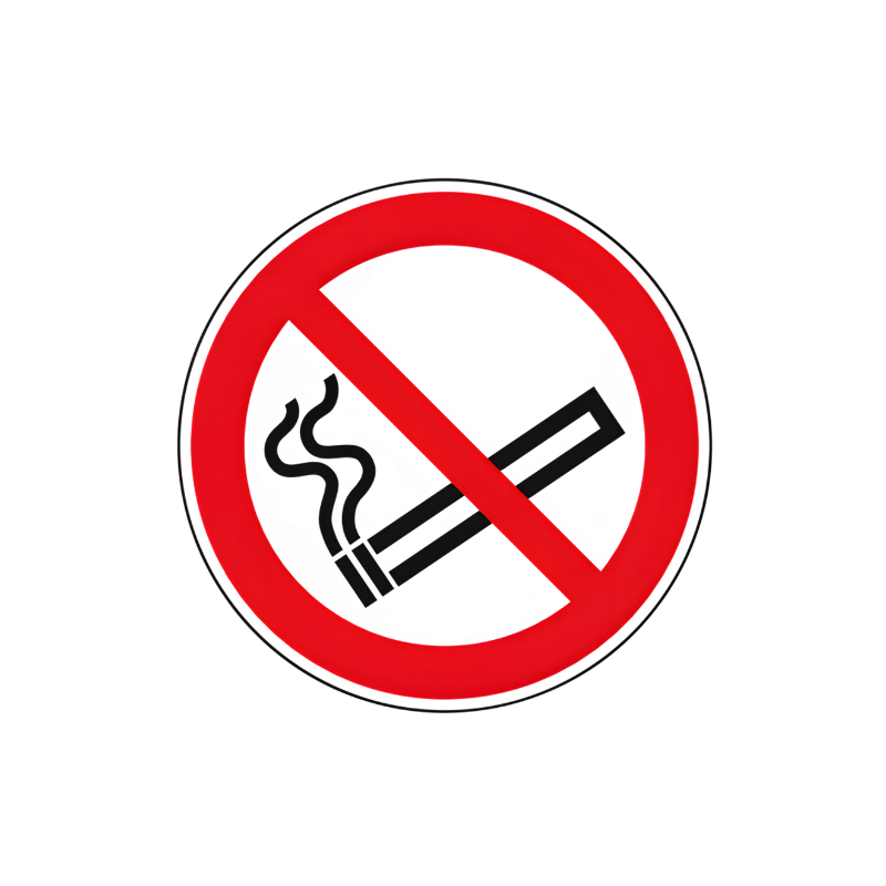 Panneau défense de fumer P002