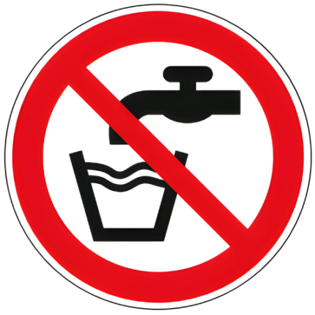 Panneau eau non potable P005