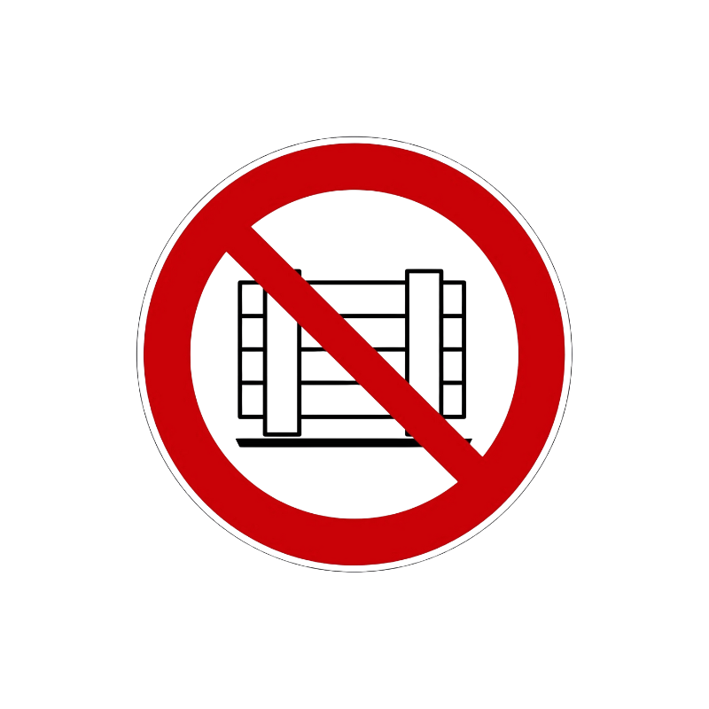 Panneau ne pas obstruer le passage P023