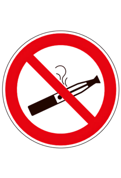 Panneau interdit de vapoter