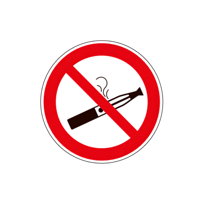 Panneau interdit de vapoter