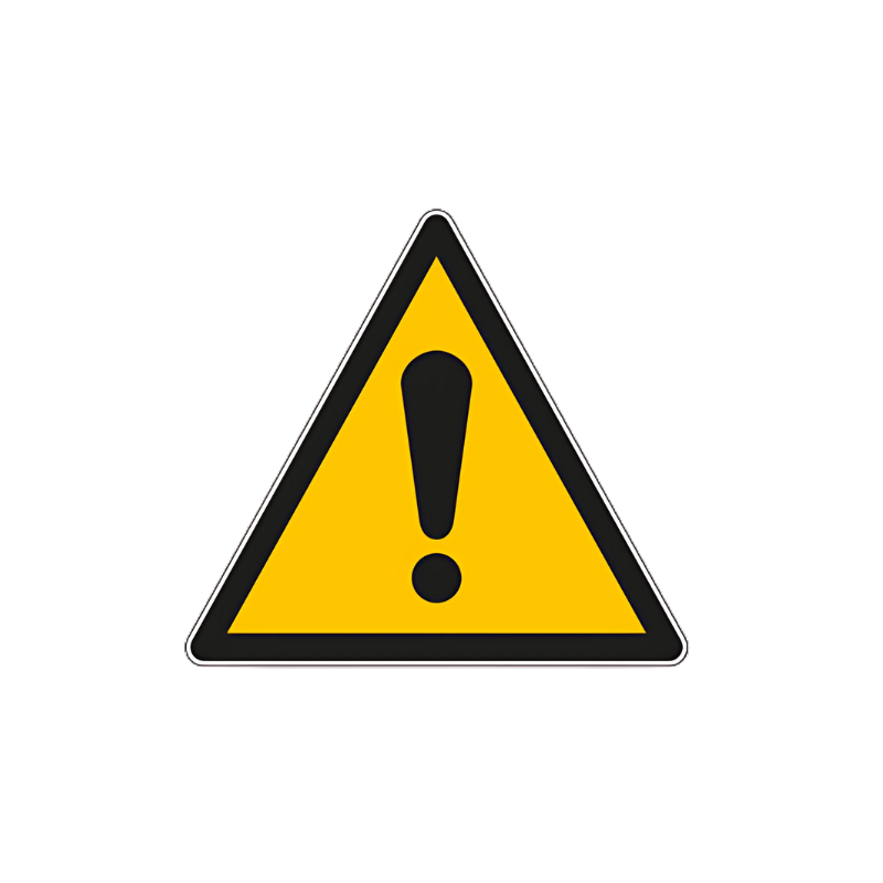 Panneau de danger signal général W001