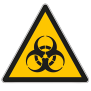 Panneau de danger risque biologique W009