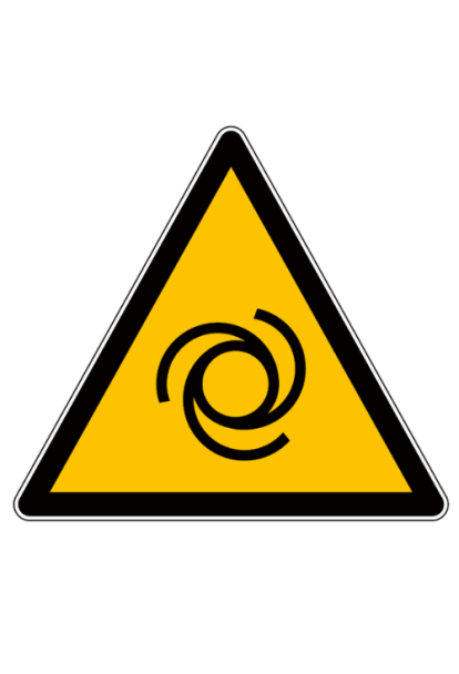 Panneau de danger démarrage automatique W018