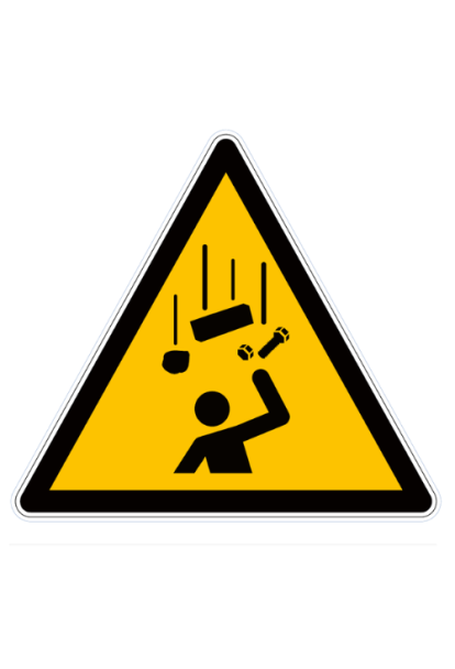 Panneau de danger chute d'objets W035