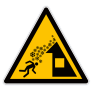 Panneau de danger chute de neige du toit W040