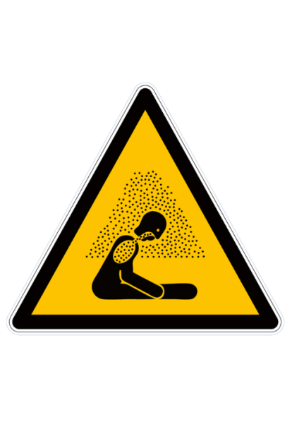 Panneau de danger chute de neige du toit W041