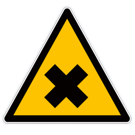 Panneau de danger matières nocives ou irritantes