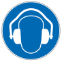 Panneau d'obligation de protection auditive - M003