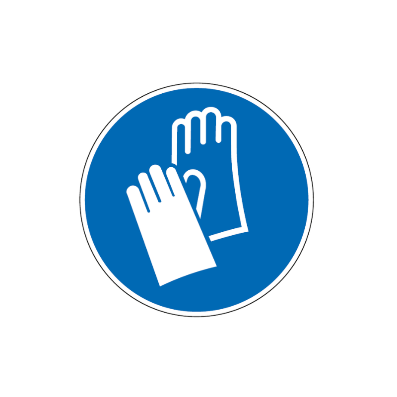 Panneau protection des mains obligatoire - M009