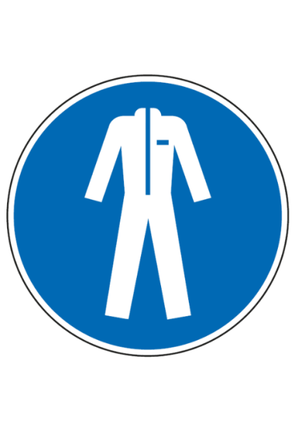 Panneau vêtements de protection obligatoires - M010