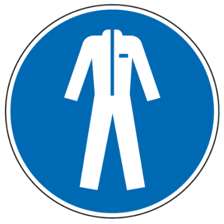 Panneau vêtements de protection obligatoires - M010