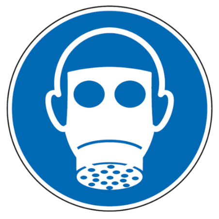 Panneau protection des voies respiratoires obligatoire - M017