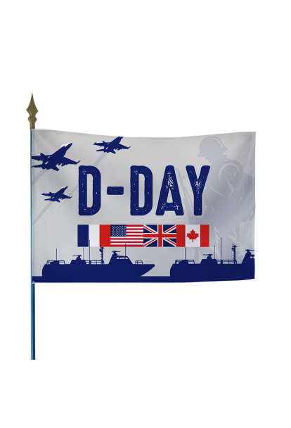 Drapeau D-DAY & Bataille de Normandie