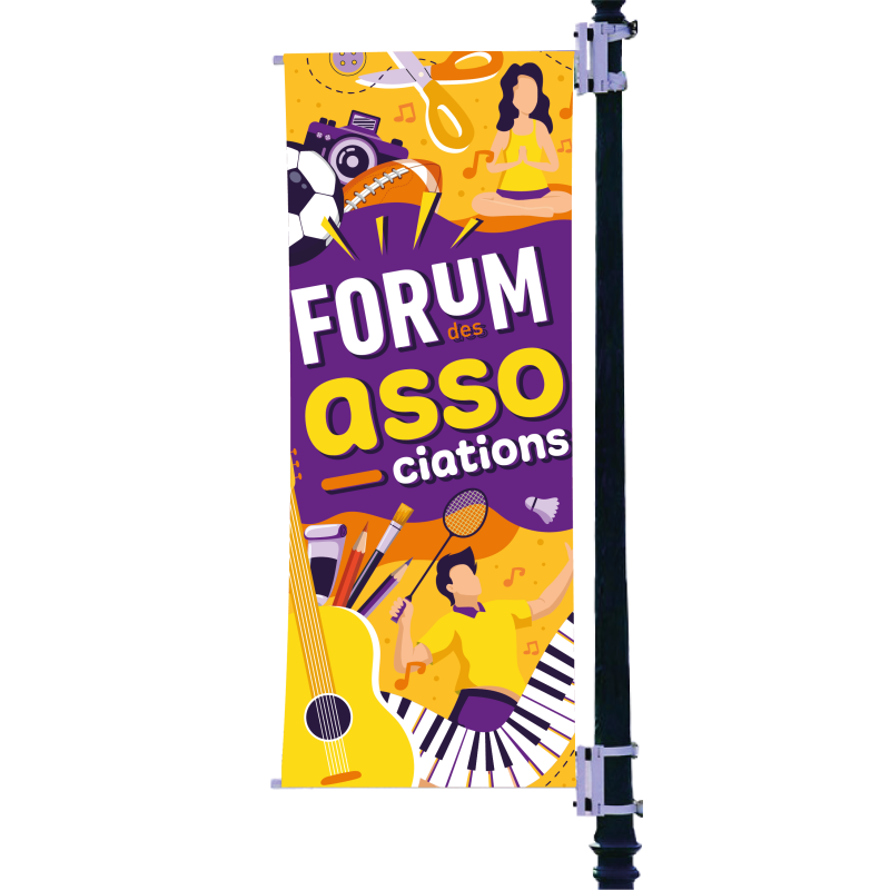 Kakémono forum des associations - bannière de potence