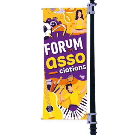 Kakémono forum des associations - bannière de potence