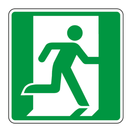Panneau sortie de secours droite - E002