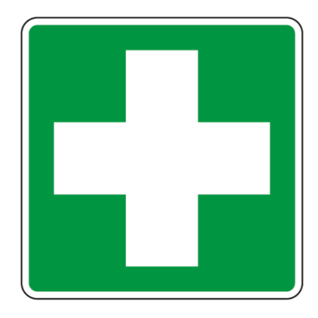 Panneau premiers secours - E003