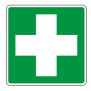 Panneau premiers secours - E003