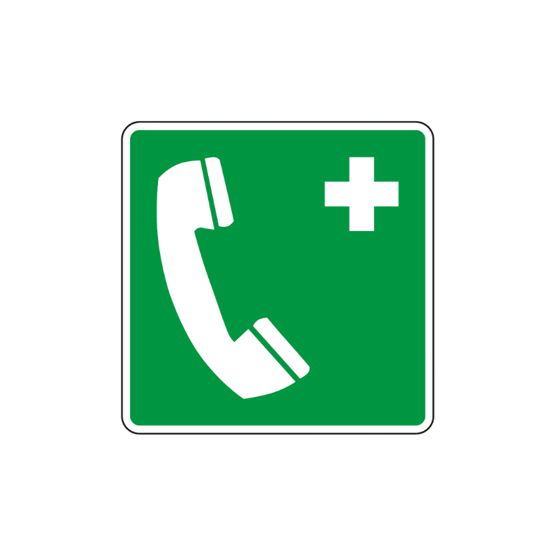 Panneau borne appel d’urgence - E004