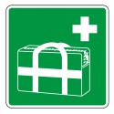 Panneau trousse ou sac médical d’urgence - E027