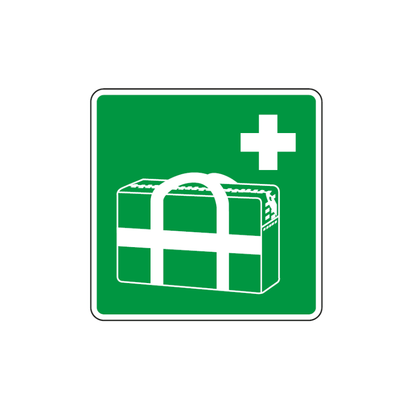 Panneau trousse ou sac médical d’urgence - E027