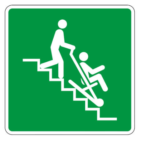 Panneau chaise d’évacuation - E060