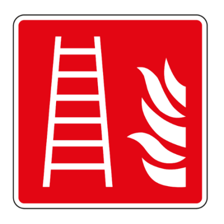 Panneau échelle incendie - F003