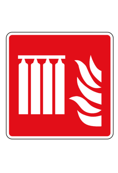 Panneau batterie fixe d’extincteurs - F008