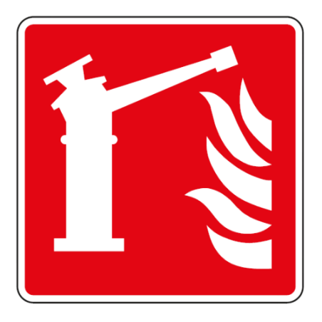 Panneau borne incendie / lance incendie - F015