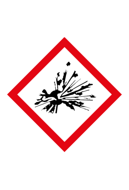 Panneau risque d'explosion CLP - GHS01