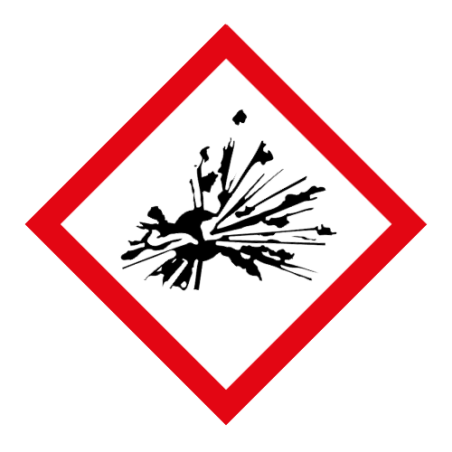 Panneau risque d'explosion CLP - GHS01