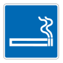 Panneau d'indication - Zone fumeur