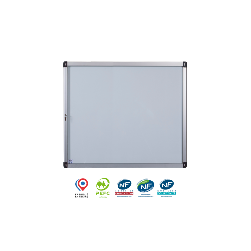 Vitrine d'affichage leaf intérieur à porte battante