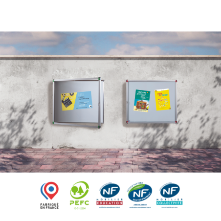 Vitrine d'affichage Leaf Extérieur à prote battante