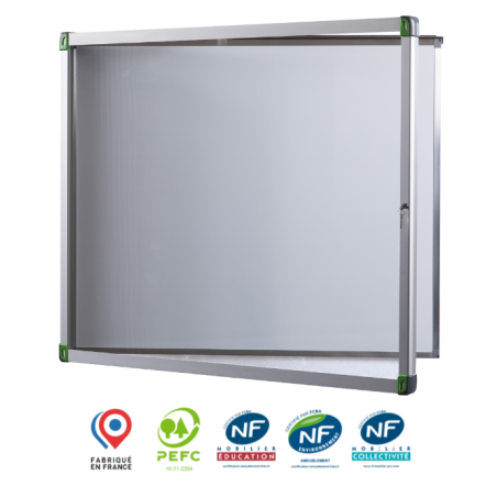 Vitrine d'affichage Leaf Extérieur à prote battante